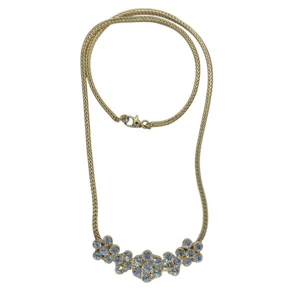 AVON Vintage Cluster Gold-tone Necklace - Picture 2 of 4